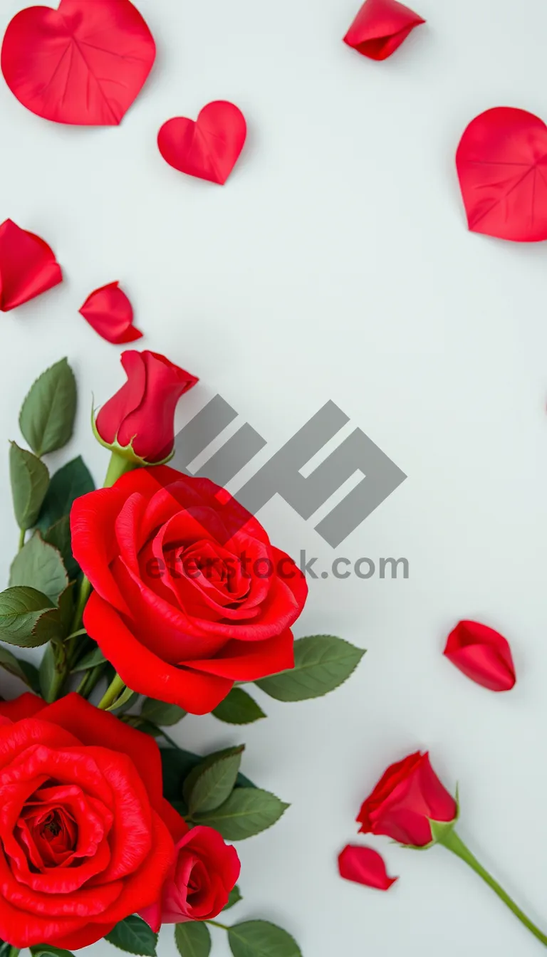 Picture of Romantic Pink Rose Bouquet for Valentine's Day