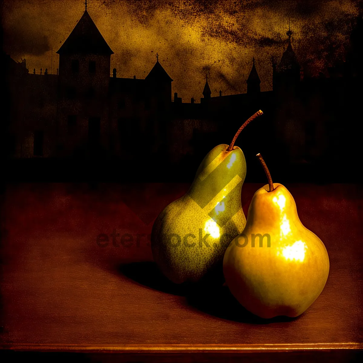 Picture of Juicy and Nutritious Yellow Pear - Fresh and Organic