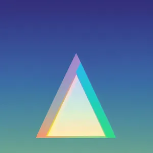 Pyramid Symbol Graphic Design