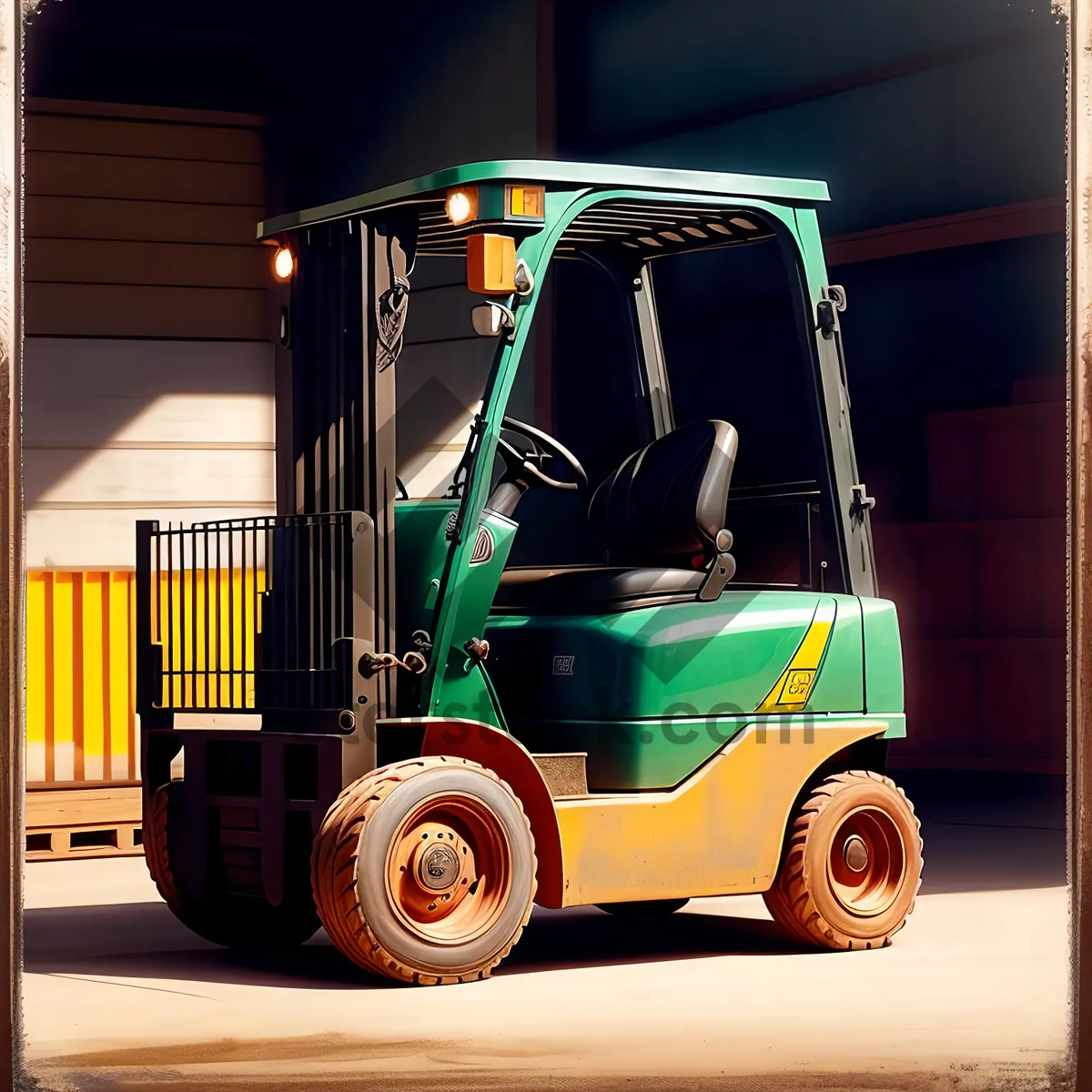 Picture of Hauling Cargo with Industrial Forklifts: Efficient Transport Solutions