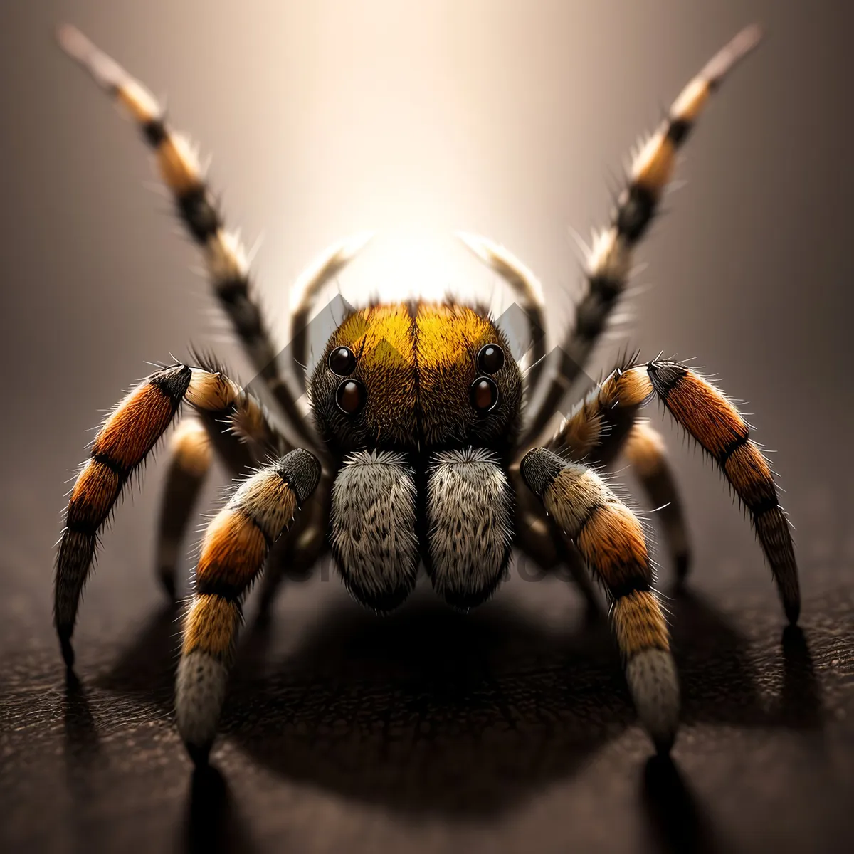Picture of Menacing Beauty: Black and Gold Garden Spider