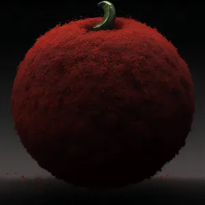 Fresh and Juicy Red Delicious Apple Closeup.