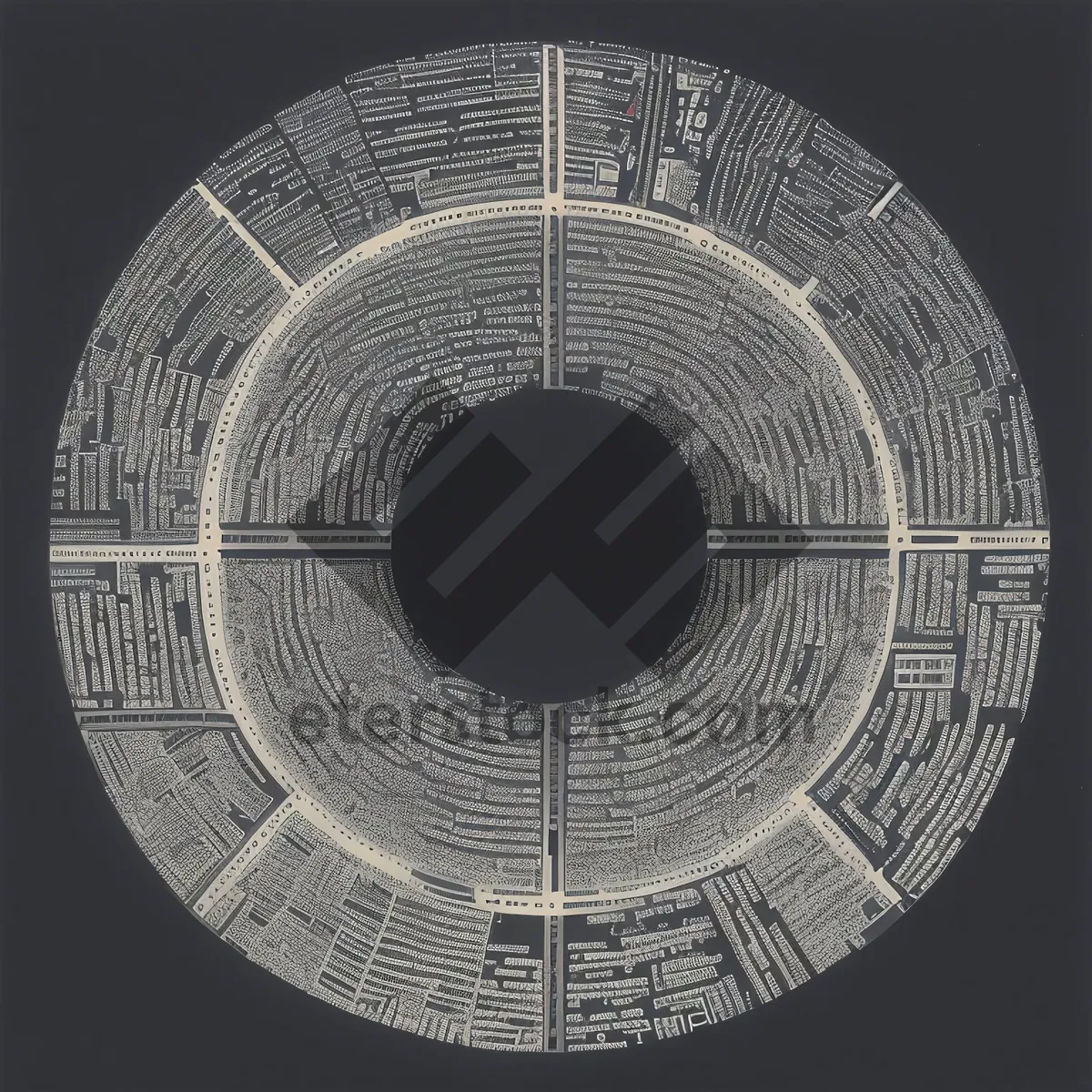 Picture of Analog Computer Slide Rule: Classic Machine Design in Graphic