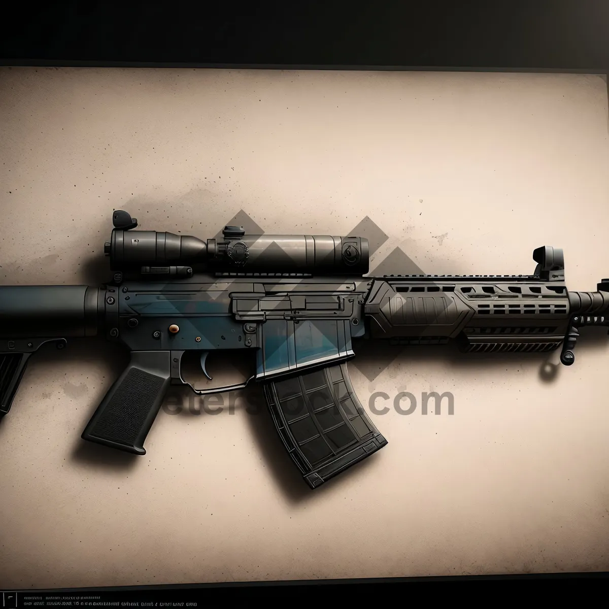 Picture of Assault Rifle: Powerful Auto-Firearm for Tactical Warfare