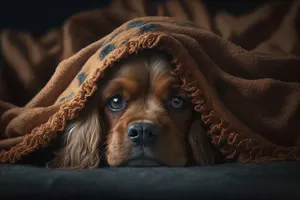 Adorable Cocker Spaniel Puppy with Brown Fur