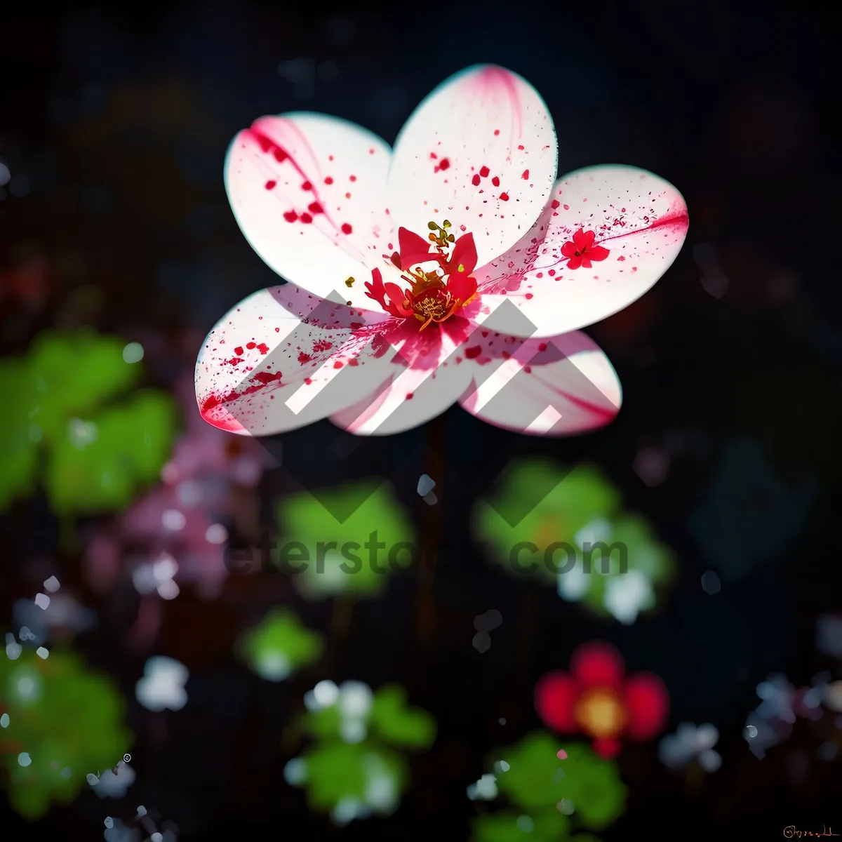 Picture of Spring Blossoms in a Vibrant Garden