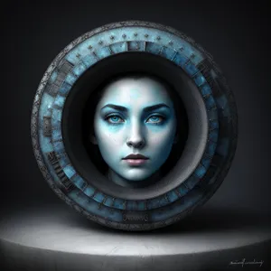 Reflective Tire Hoop: Artistic Circle Design