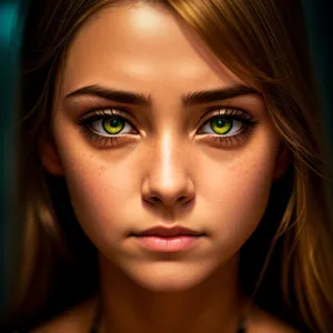 Sensual Smasher: Attractive Closeup of a Lovely Lady