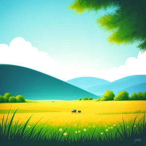 Serenity in the Summer Sky