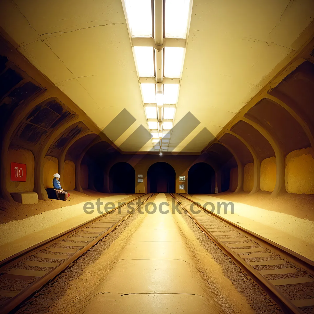 Picture of Urban Underground Transit Hub Passage