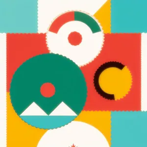 Graphic Design of National Flag Symbol