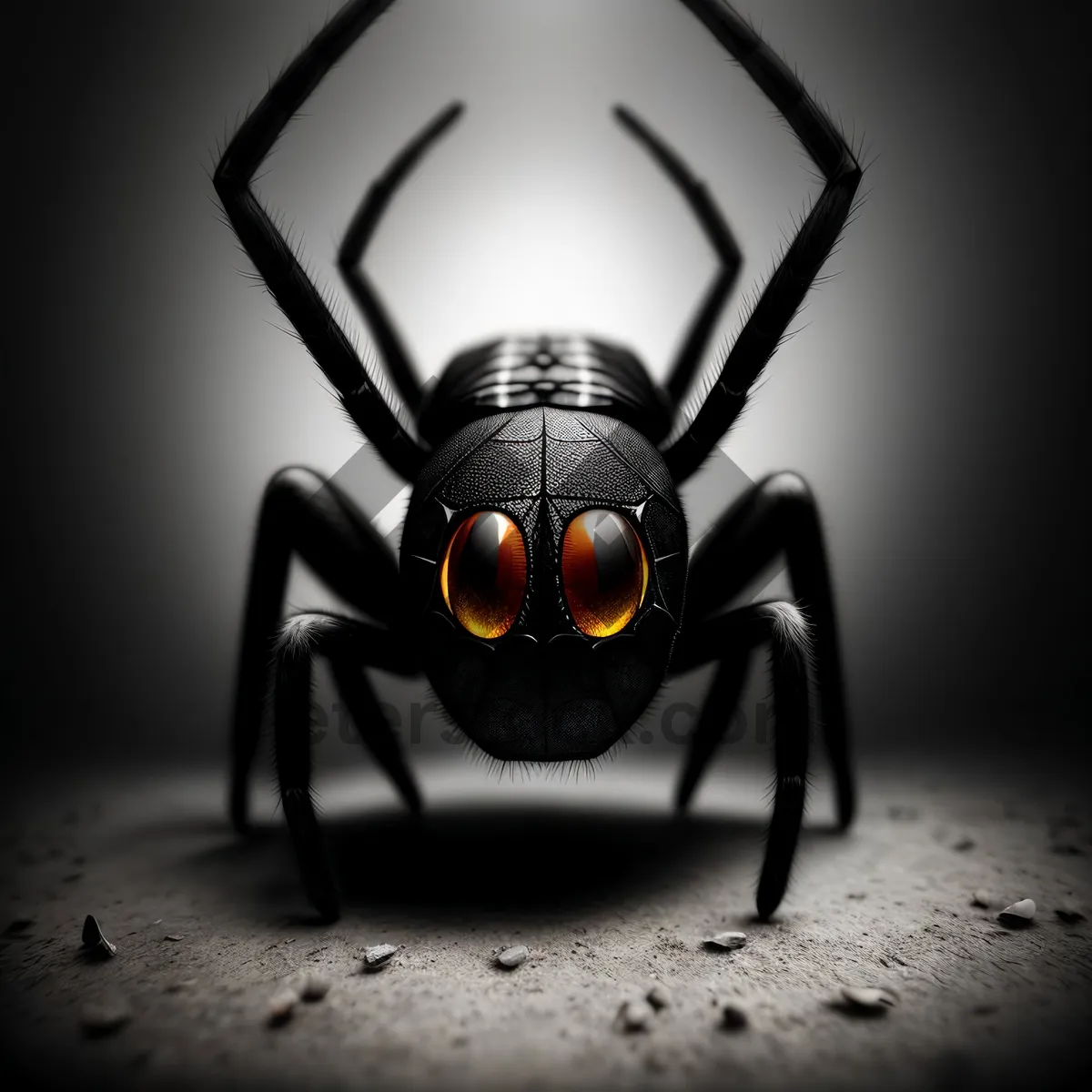 Picture of Black Widow Spider: Iconic Arachnid Invertebrate Symbol