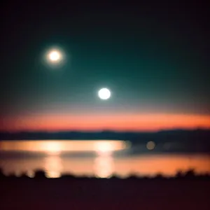 Serenity Over the Ocean: Sun, Sky, and Reflection