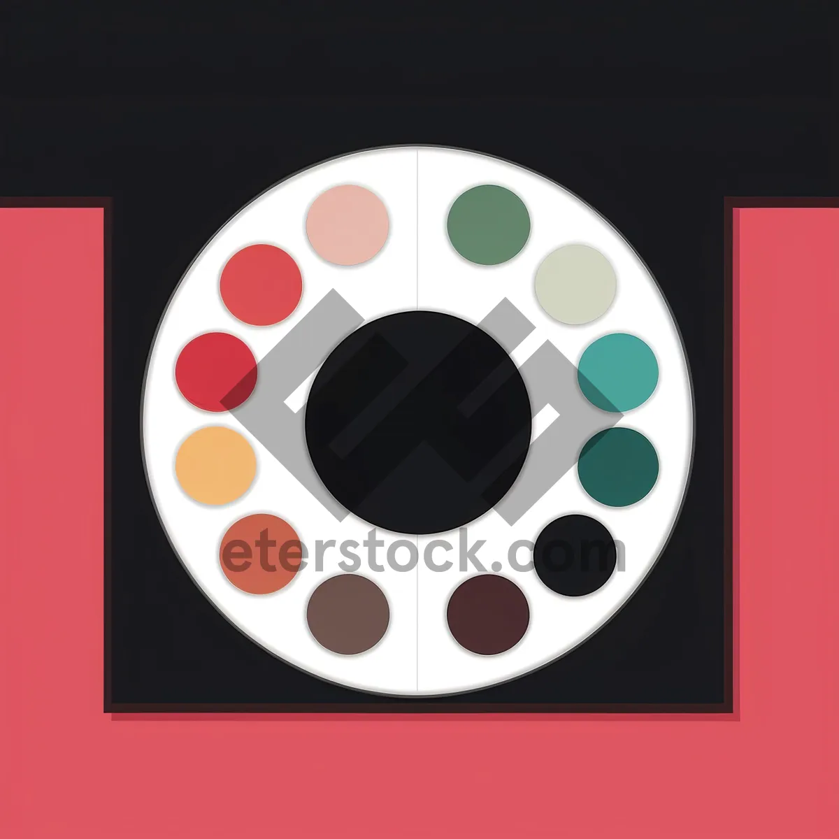 Picture of Polka Dot Design Circle Art Graphic Symbol