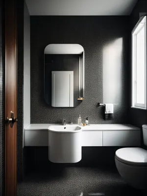 Modern Luxury Bathroom with Stylish Furnishings