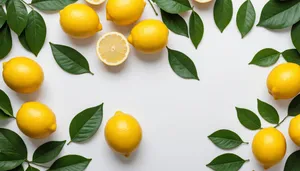 Fresh and Juicy Citrus Fruits - Orange and Lemon