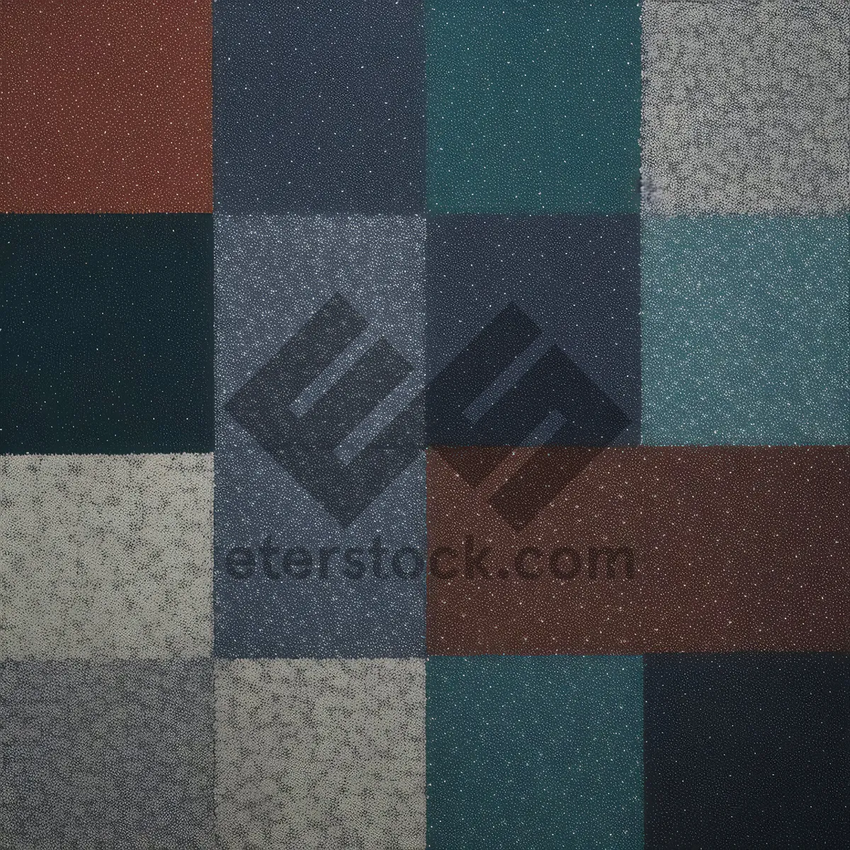 Picture of Colorful Checkered Textured Fabric Tile Pattern