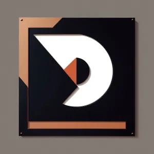 Modern Black 3D Computer Icon Design