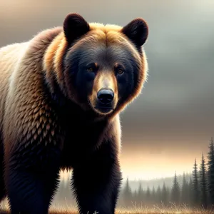 Beautiful Brown Bear - Majestic Mammal of the Wild.