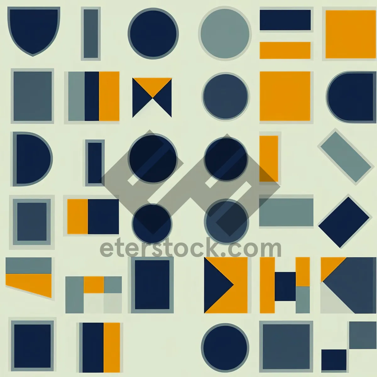 Picture of Modern geometric pattern design for web and wallpaper