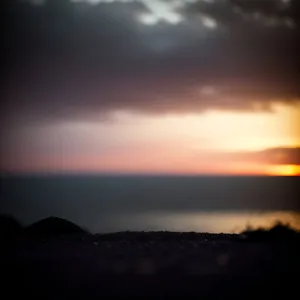 Vibrant Summer Sunset Over Horizons