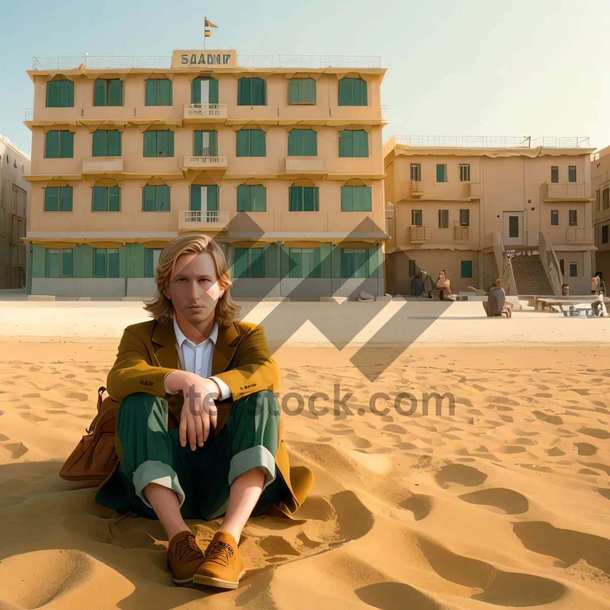 Picture of Serene Beach Paradise: Sun, Sand, and Sea