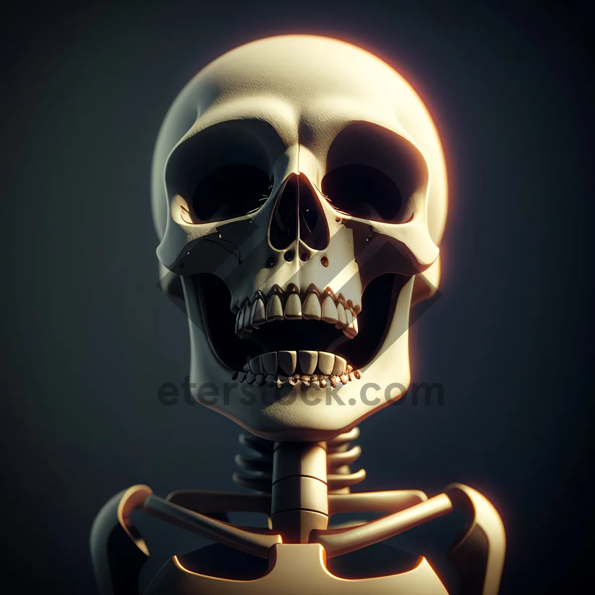 Picture of Pirate's Grinning Deathly Skull