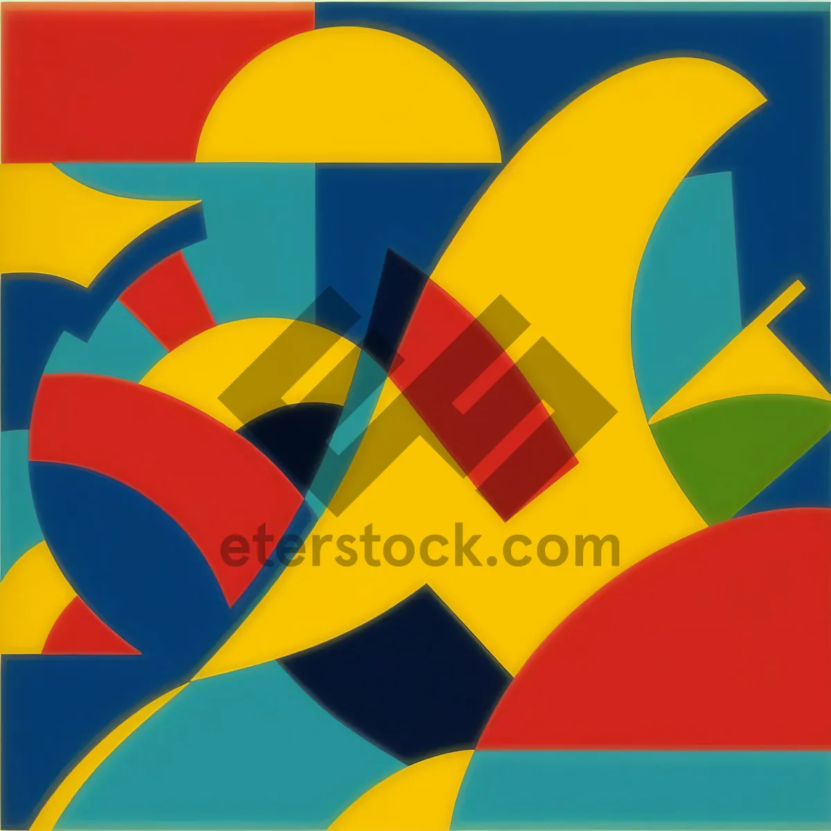 Picture of Symbolic Flag Design - Artistic Graphic Icon