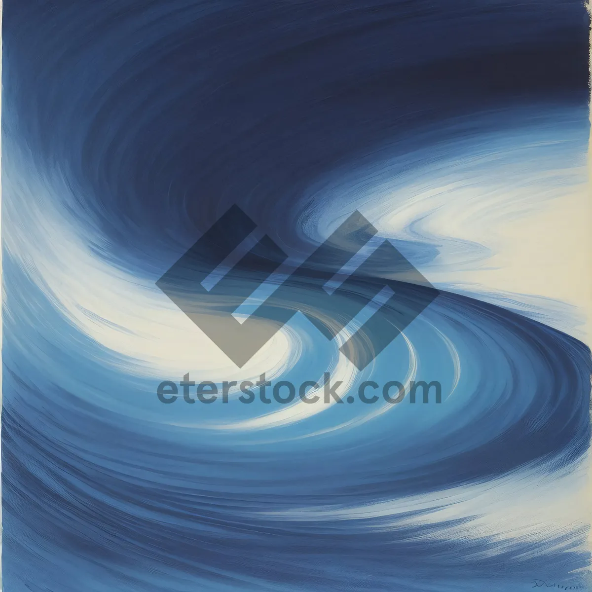 Picture of Vibrant Oceanic Waves: Futuristic Digital Art