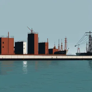 Urban Harbor Business: Efficient Container Ship Transport