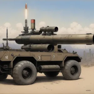 Sky-High Rocket: Powerful Military Weaponry