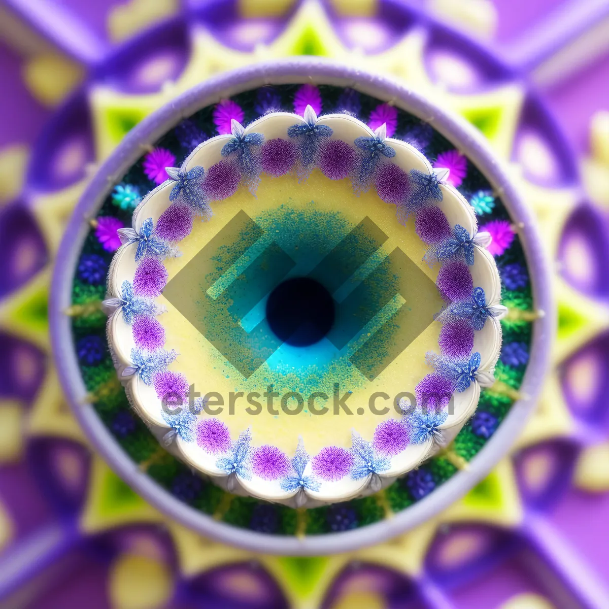 Picture of Vibrant CD Pinwheel Graphic Design