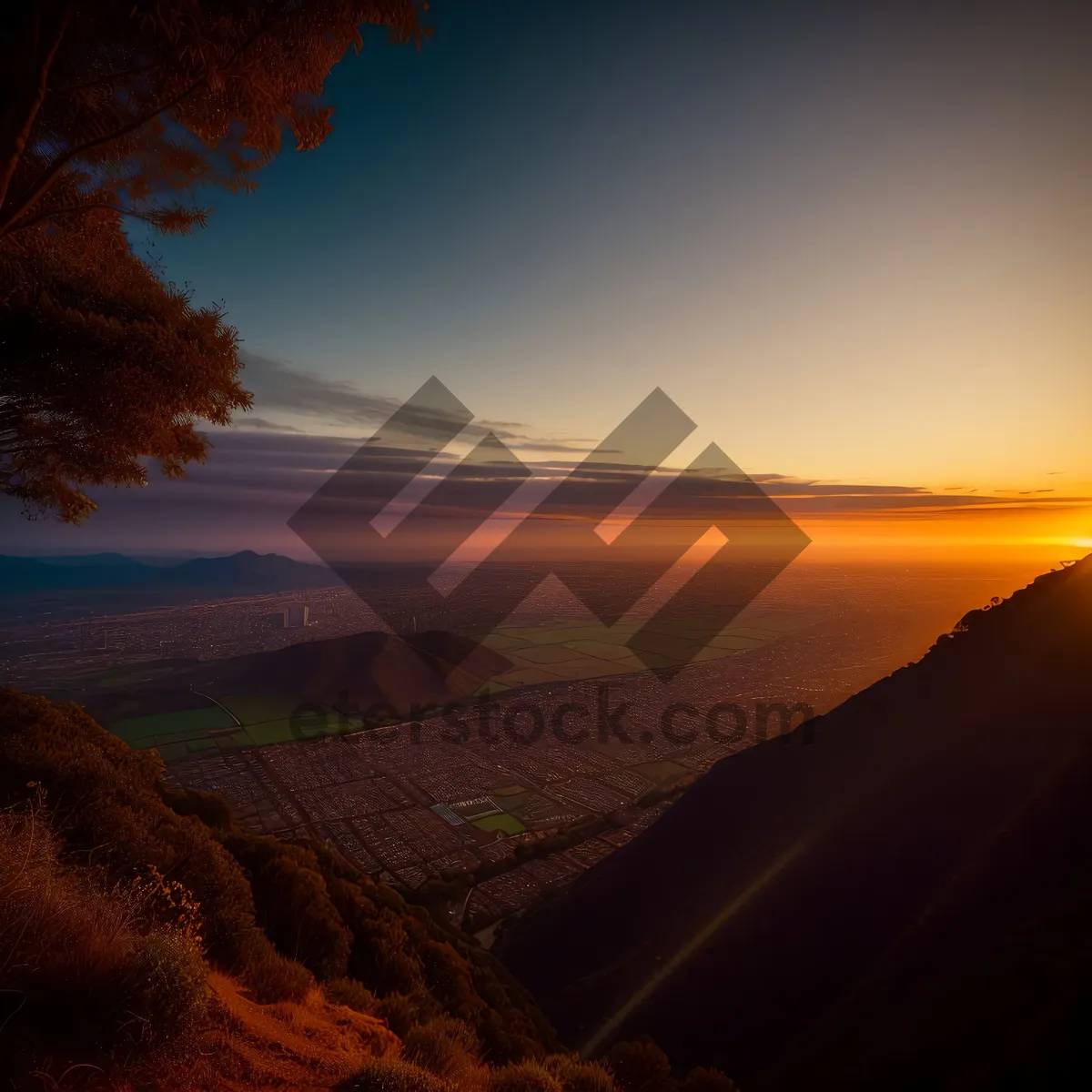 Picture of Golden Horizon: Majestic Sunset Over Grand Canyon