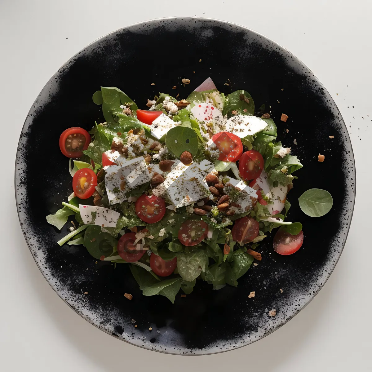 Picture of Delicious Black Bean Salad with Fresh Vegetables