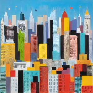 Vibrant Rainbow Pencil Design