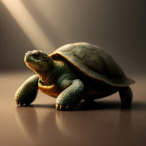 Hard-shelled Terrapin: Slow, Cute Reptile with Protective Shell