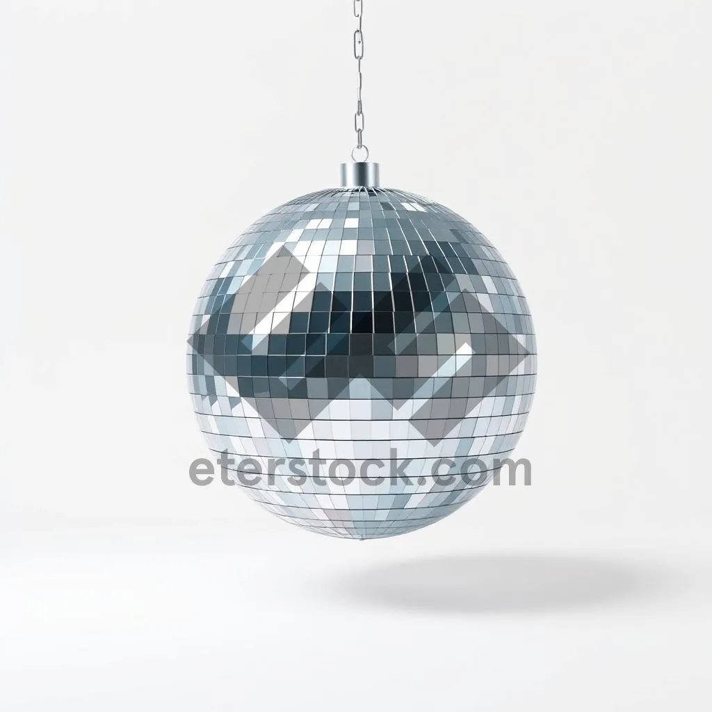 Picture of Shiny Earth Globe Decoration for Holiday Celebration