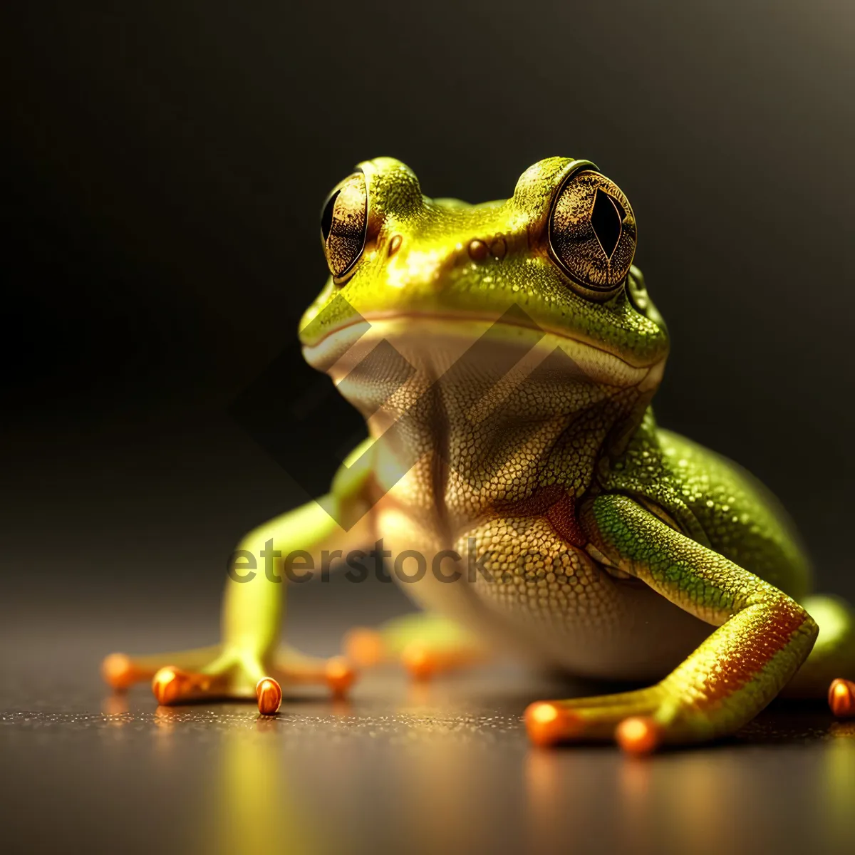 Picture of Vibrant Eyed Tree Frog: Colorful Amphibian Wildlife