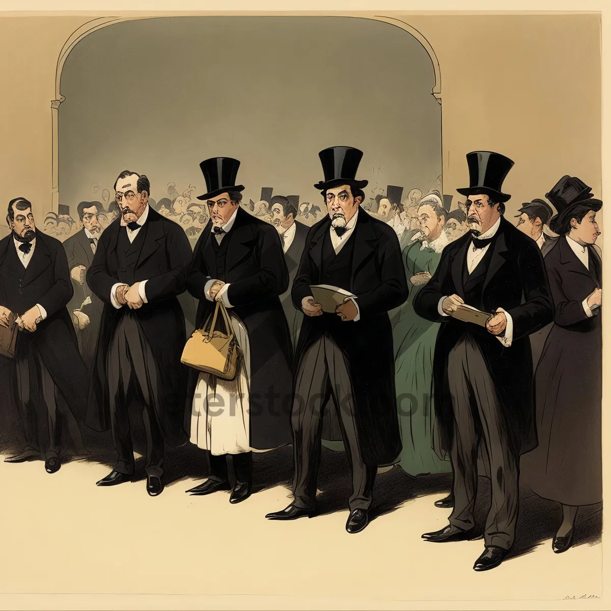 Picture of Academic Gown and Mortarboard Cap - Professional Attire for Success