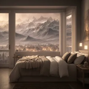 Luxurious Living: Modern Sofa in Comfortable Bedroom