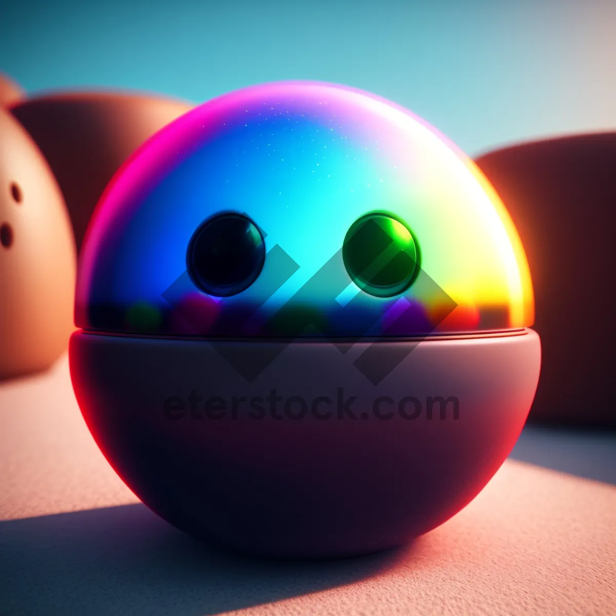 Picture of Shiny Glass Sphere Icon Graphic