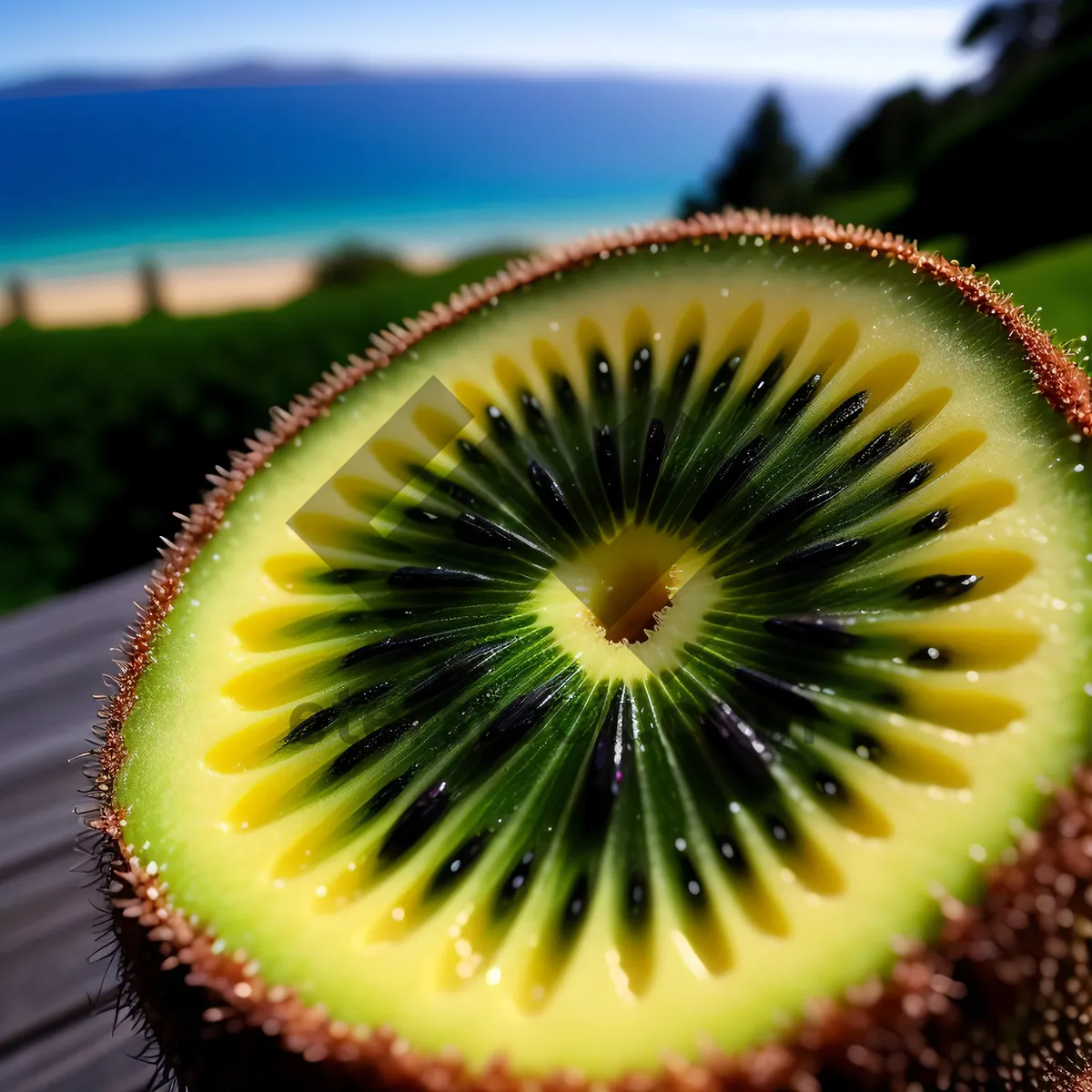 Picture of Juicy Kiwi Fruit Slice - Fresh and Healthy Snack