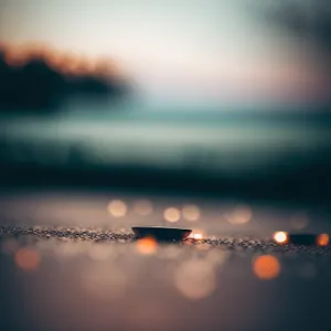 Luminous Sunset over Pristine Landscape