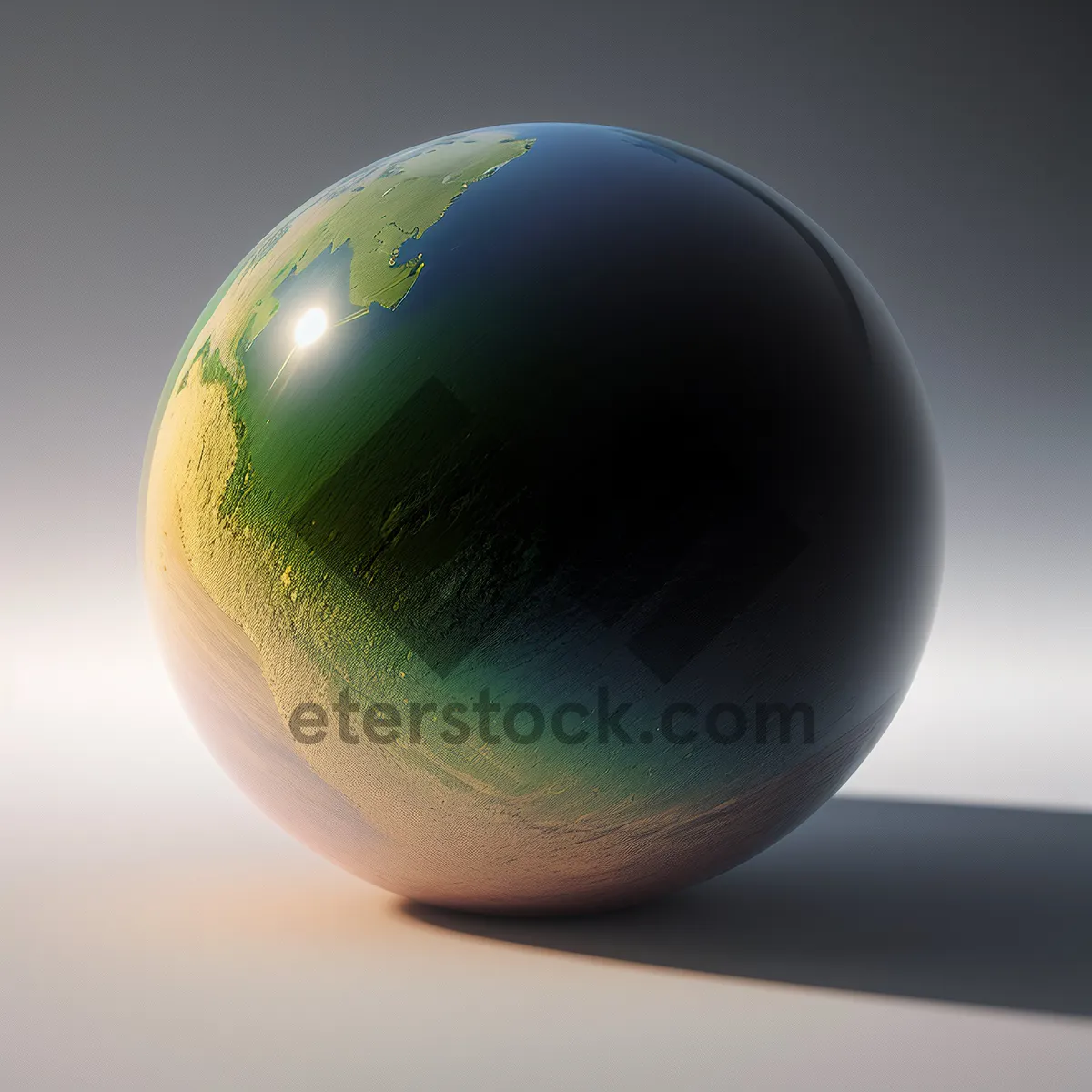 Picture of Round Earth Globe Sphere 3D Planet