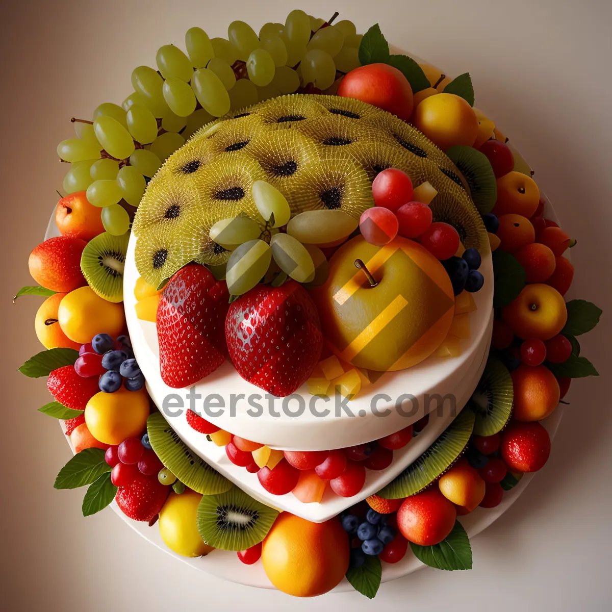 Picture of Vibrant Bowl of Fresh Summer Fruits