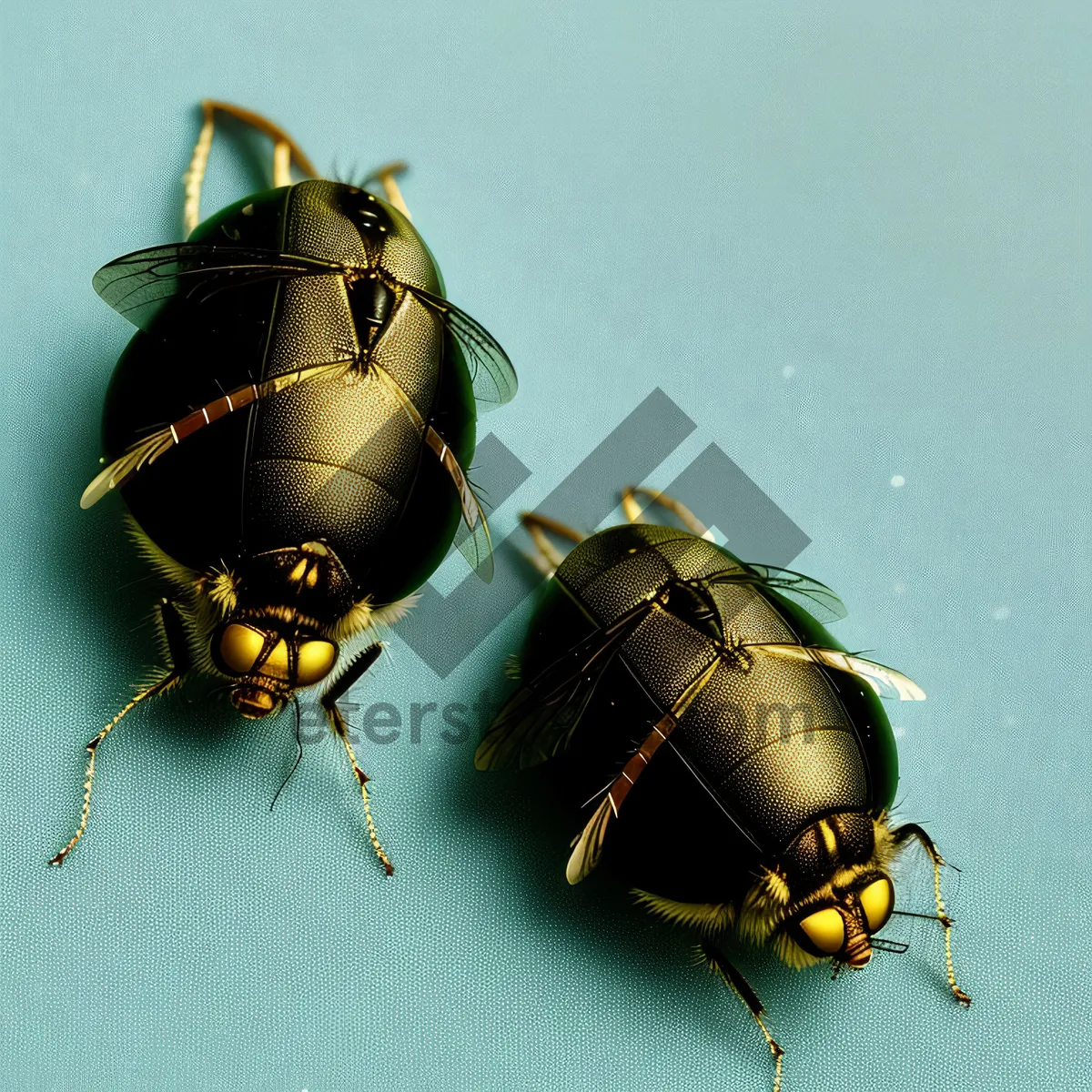 Picture of Summer Leaf Beetle: Close-up of Ladybug on Black Leaf