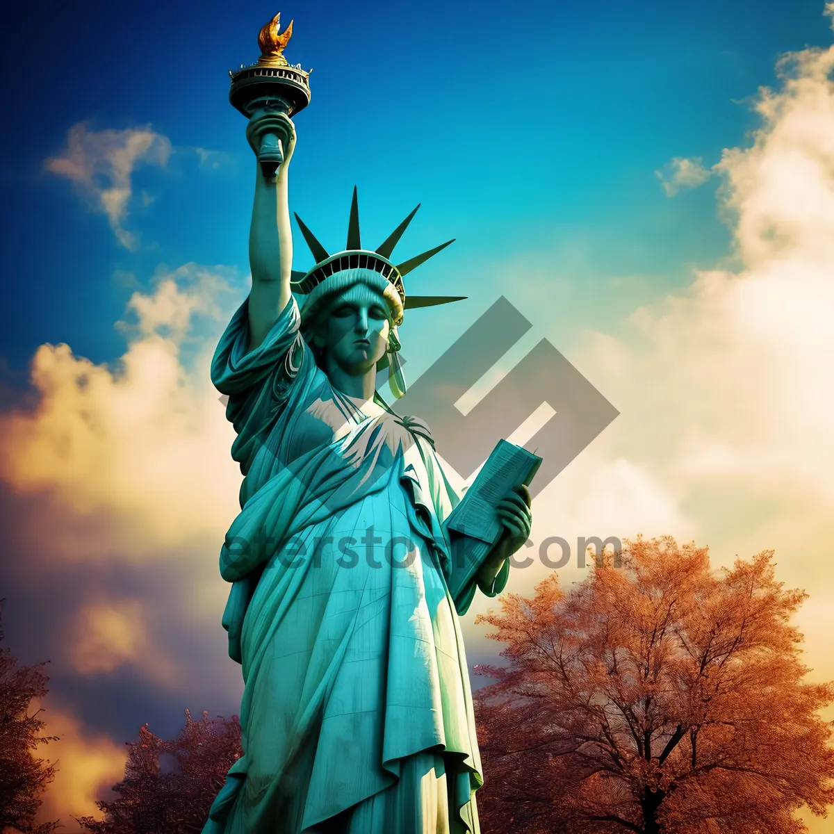 Picture of New York City's Iconic Lady Liberty Statue