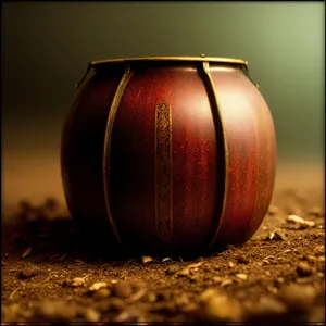 Traditional Tea Cup with Healthy Beverage