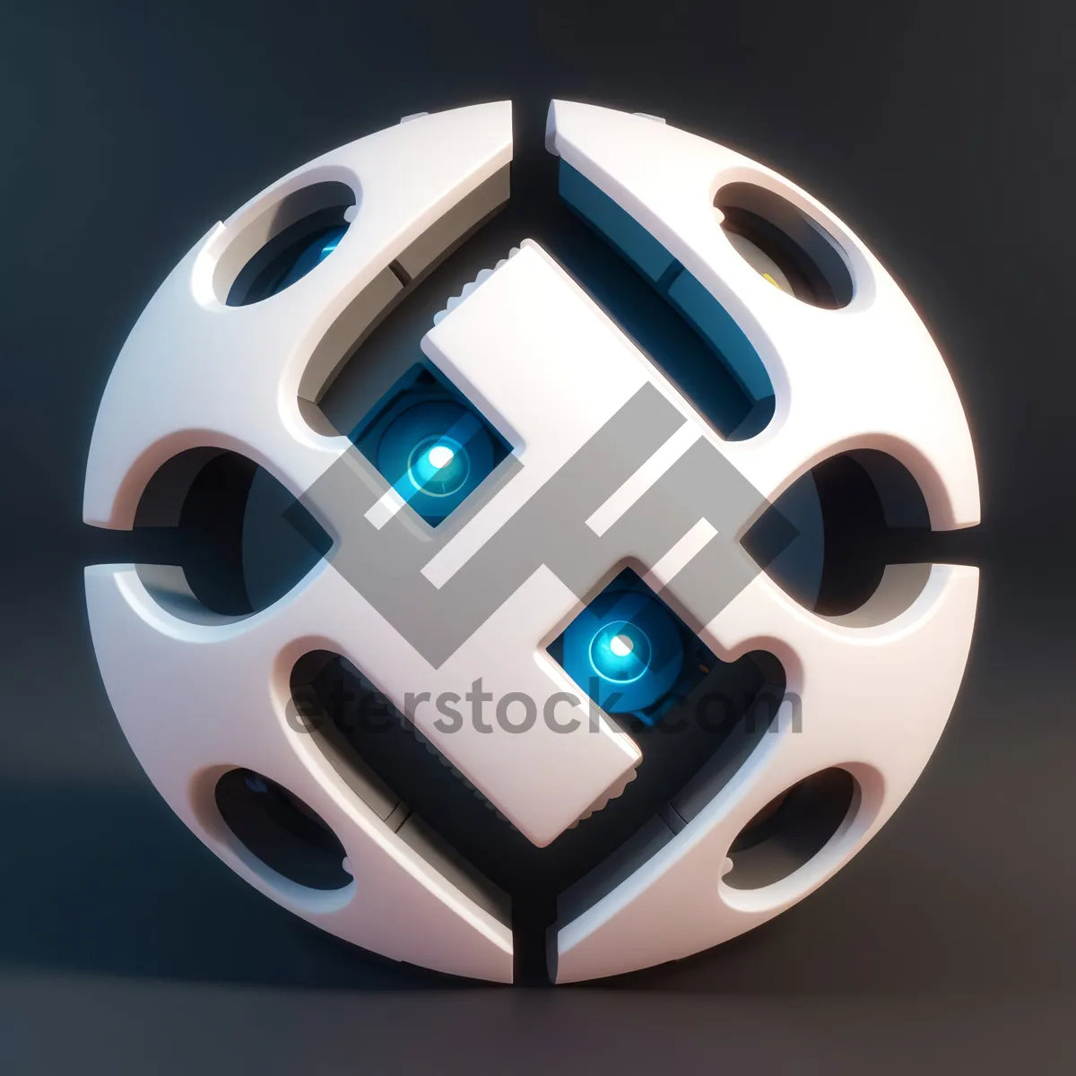 Picture of Soccer Ball Icon: Symbol of Competitive Game