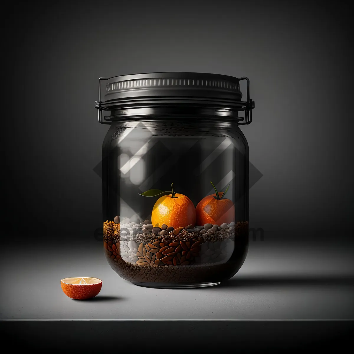 Picture of Healthy Citrus Pepper Conserve in Glass Jar